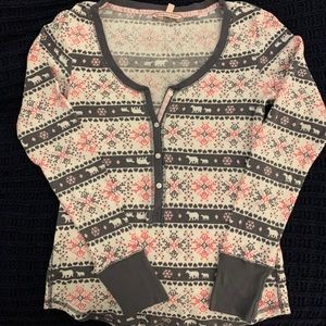 Victoria’s Secret Thermal PJ Set XS